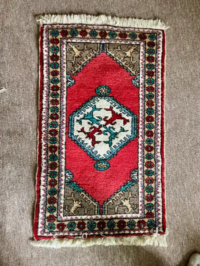 Vtg Persian Carpet Rug Shirvan Hand Knotted 26”x 38”, View more
