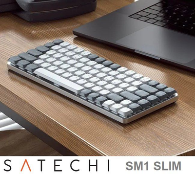 Satechi SM1 Slim Mechanical Bluetooth Keyboard White/Grey, View more