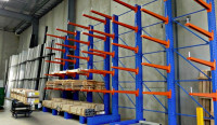 CANTILEVER RACKING. STORE LUMBER, STEEL OR ANYTHING. LOW PRICING