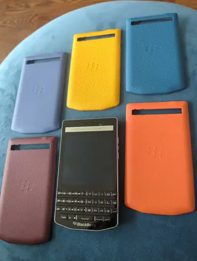 Blackberry Porsche Design p'9983 Genuine Leather battery covers, View more