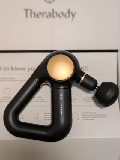 Your daily two minute stress reset starts with Theragun Sense — the only Theragun made for stress re...