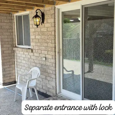 2-Bedroom Legal Walkout Basement for Rent – Mississauga $2,100/month + 30% utilities Prime location...