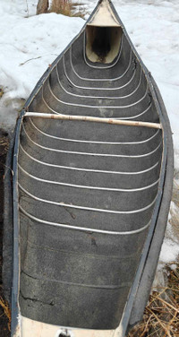 FS: used 12ft aluminum canoe that needs a few patches