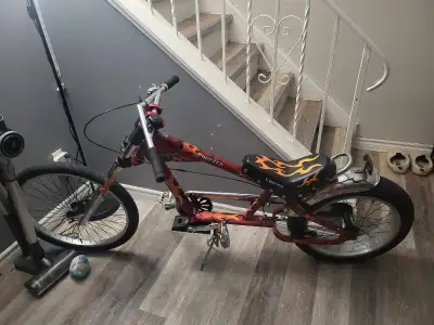 Red Pacific Coast Chopper 1 Speed Chopper Style Bike., View more