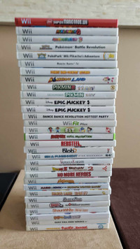 Nintendo Wii Games for Sale ($20 each - READ THE DETAILS)