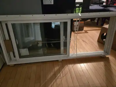 60 x 24 double slider basement window, View more