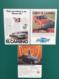 El Camino magazine ads from ’74, ’79 (3)