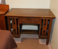 Antique Mission Oak Desk - Lawyers Office Barristers Library