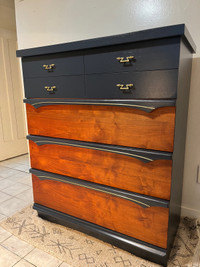 Kroehler tallboy, MCM Vintage Dresser