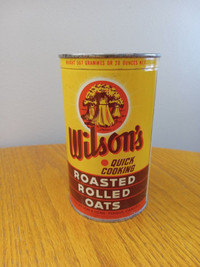 Vintage Wilson Rolled Oats Tin