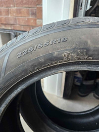 2x225/55/R18 nexen all season tires only 2
