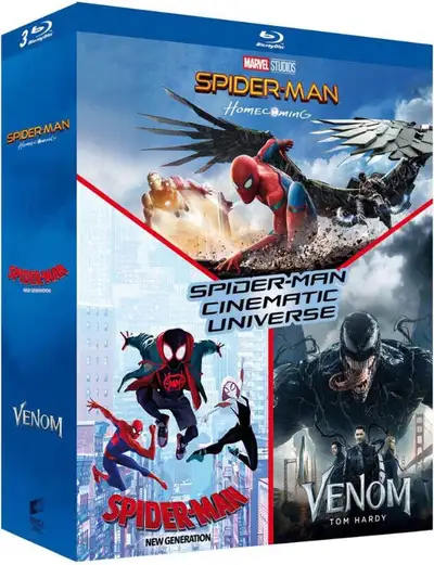 Spider-man: Homecoming + Venom + Into the Spider-Verse, View more