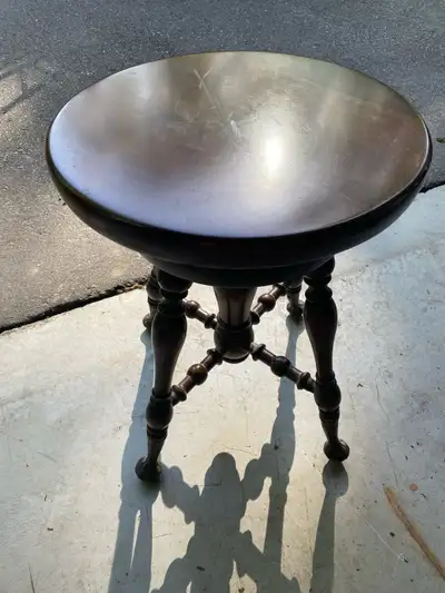 Gorgeous Antique Piano Stool, View more