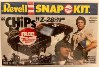 1/25 Revell “Chips” Z28 Chase Car (groovy and sealed, man)
