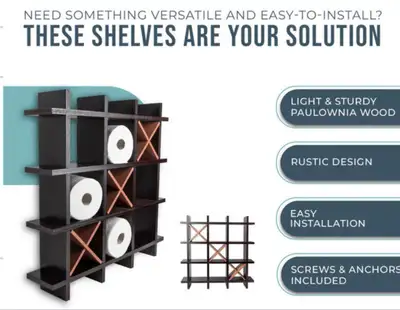 Comfify Tic-Tac-Toe Toilet Paper Holder for Bathroom, View more