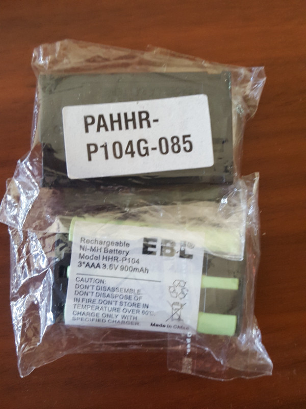 HHR-P104  900mAh  BATTERIES  for Cordless phones in Home Phones & Answering Machines in Sault Ste. Marie