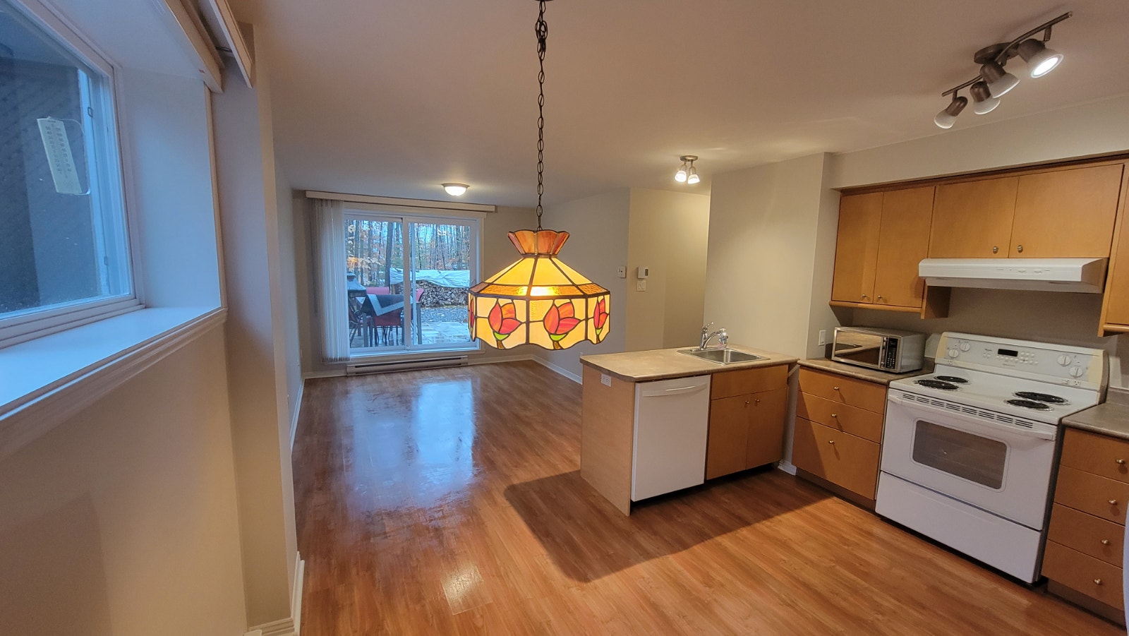 Lumineux logement 3 ½, bachelor rez-de-jardin, St-Hippolyte — photo 2