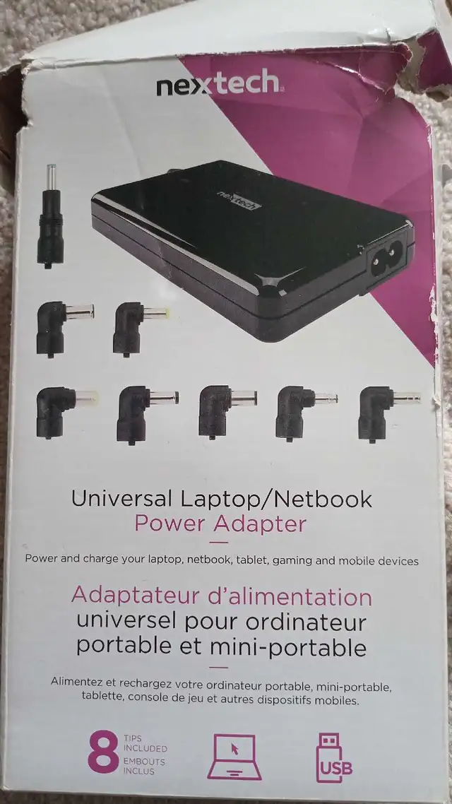 Nextech Power Adapter in Laptops in St. Albert - Image 2