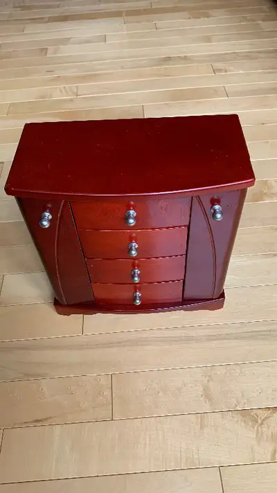 COFFRE À BIJOUX EN BOIS MASSIF JEWELRY STORAGE HARD WOOD, View more