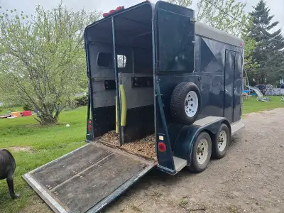 2 Horse Bumper Pull for Rent Warmblood with Sperate Tack. Trailer is Clean & Always maintained. Pull...