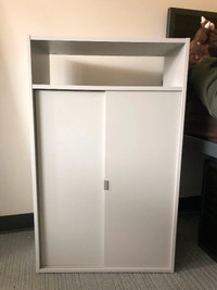 Grey ikea cabinet. 3.5 feet tall