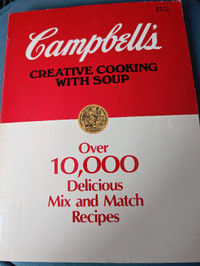 Cookbook: Campbell's Creative Cooking with Soup.