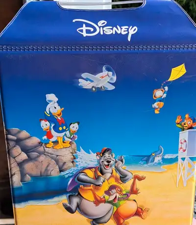 2 DISNEY CARTOON CLASSIC VIDEO CASSETTES WITH CARRYING CASE, View more