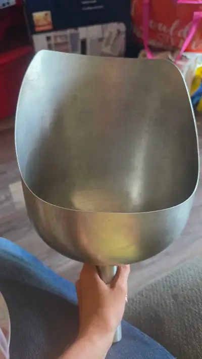 huge stainless steel scoop, View more