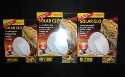 Exo Terra Solar Glo mercury vapor bulbs, View more