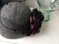 Kathy Jeanne Wool Mesh Flower Hat - $10