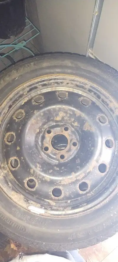 4 used winter tires on rims. 205/55/R16 Came off of Subaru Impreza 2022. Let me know if you have any...