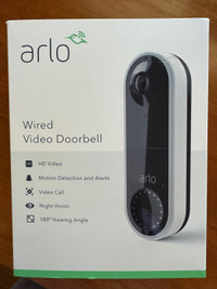 New Arlo Wired HD Video Doorbell