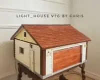 Timeless Craftsmanship: Handmade Miniature Wooden Garage