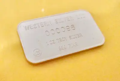 Very Rare 70's Assorted vintage silver 1 oz .999 bullion bars. Western Silver Ltd PNE. $250. All oth...