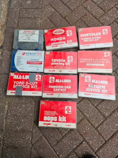Various repair kits, ignitions and door locks for older vehicles - Price is for everything, includin...