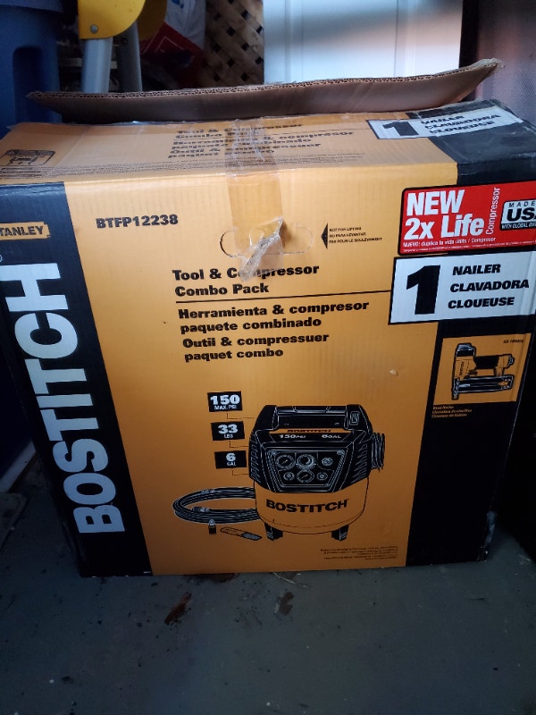 Barand New Bostitch Tool and Compressor for sale. Power Tools