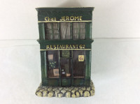 3D Sculpted Vintage Store Front Scene French Art