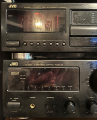 JVC Receiver, CD Changer Player and Speakers