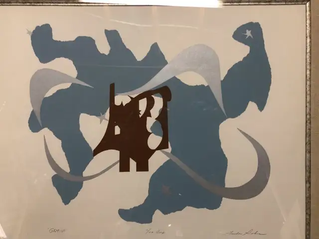 Frieda Sohn  Lithograph "Gemini" in Gallery Frame plus Paintings in Arts & Collectibles in Markham / York Region - Image 2
