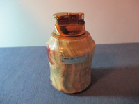 VINTAGE HAND POLISHED ONYX TABLE LIGHTER-1960/70S-COLLECTIBLE!