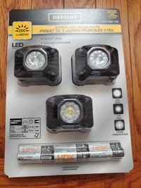 LED HEAD LAMP WITH STRAP NEW 