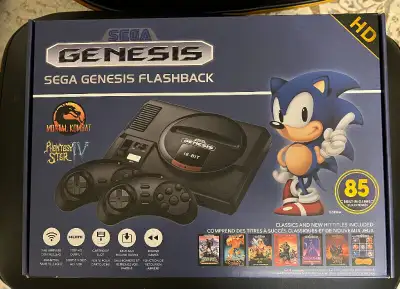 Brand New Sega Genesis Flashback HD Console 85 Games - Included, View more
