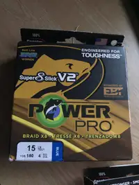 Power Pro Braided line Blue/Red 