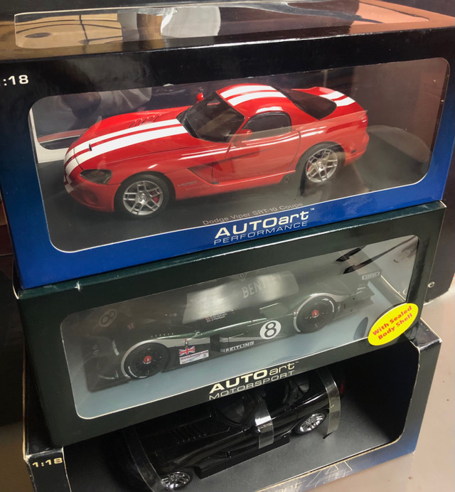 AutoArt 1:18 Die Cast Metal Cars MintIn boxes Prices below in Arts & Collectibles in Oakville / Halton Region - Image 2