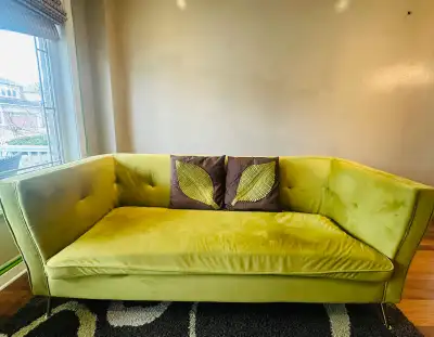 Green Fabric Structube Couch, View more