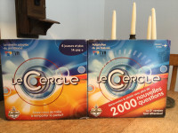 Cercle no 1   jeu  $ 20  Cercle no. 2 $ 25.