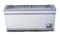 Coolasonic- Double Door 58" Display Chest Freezer/Refrigerator