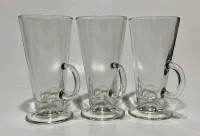 Set of 3 Expresso Glass Mugs