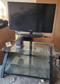 Samsung TV with stand