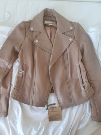 Brand new Michael kors leather jacket 